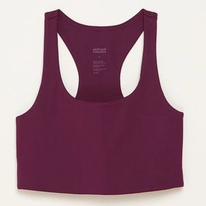 NWT girlfriend collective Paloma plum bra medium